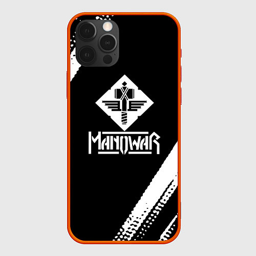 Чехол iPhone 12 Pro Manowar Мановар / 3D-Красный – фото 1