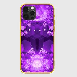 Чехол для iPhone 12 Pro Crystal Galaxy, цвет: 3D-желтый