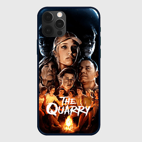 Чехол iPhone 12 Pro The Quarry Монстр и Персонажи / 3D-Черный – фото 1