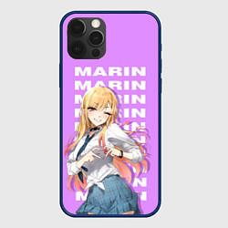 Чехол для iPhone 12 Pro Marin Marin, цвет: 3D-тёмно-синий