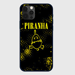 Чехол для iPhone 12 Pro Nirvana piranha, цвет: 3D-черный