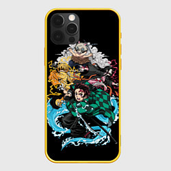 Чехол iPhone 12 Pro КЛИНОК,РАССЕКАЮЩИЙ ДЕМОНОВ Kimetsu no Yaiba