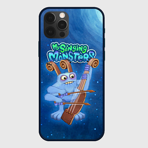 Чехол iPhone 12 Pro My singing monsters СМЫЧОРОГ Bowgart / 3D-Черный – фото 1