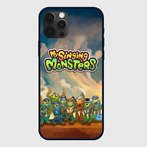 Чехол iPhone 12 Pro My singing monsters САХАСЕМЬЯ / 3D-Черный – фото 1