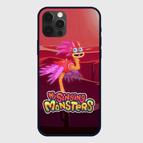 Чехол iPhone 12 Pro My singing monsters СТРАВОК Yawstrich / 3D-Черный – фото 1