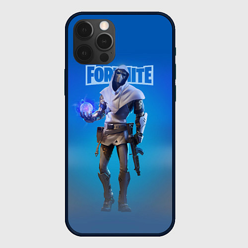 Чехол iPhone 12 Pro Fortnite Fusion skin Video game Hero / 3D-Черный – фото 1