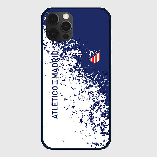 Чехол iPhone 12 Pro Atletico madrid football sport / 3D-Черный – фото 1