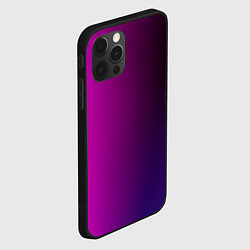 Чехол для iPhone 12 Pro VIOLET gradient, цвет: 3D-черный — фото 2