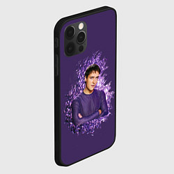 Чехол для iPhone 12 Pro Юра Шатунов вечно молодой, цвет: 3D-черный — фото 2