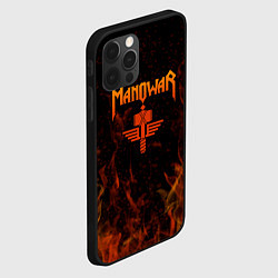 Чехол для iPhone 12 Pro Manowar ПЛАМЯ, цвет: 3D-черный — фото 2