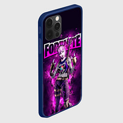 Чехол для iPhone 12 Pro Fortnite Dark Power Chord Video game, цвет: 3D-тёмно-синий — фото 2