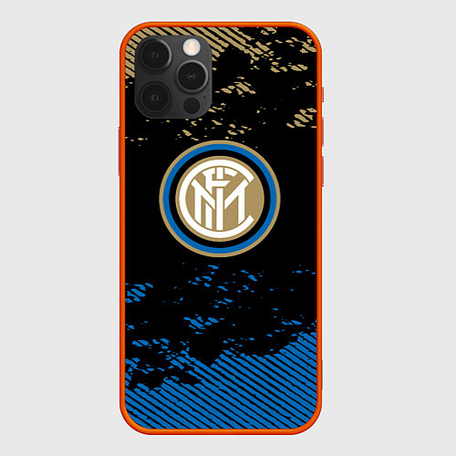 Чехол iPhone 12 Pro Inter logo / 3D-Красный – фото 1