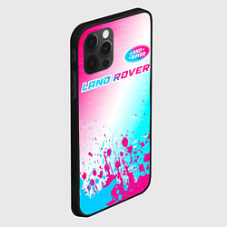 Чехол для iPhone 12 Pro Land Rover Neon Gradient, цвет: 3D-черный — фото 2