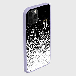 Чехол для iPhone 12 Pro Juventus fc брызги краски, цвет: 3D-светло-сиреневый — фото 2
