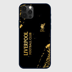 Чехол для iPhone 12 Pro Liverpool гранж, цвет: 3D-черный
