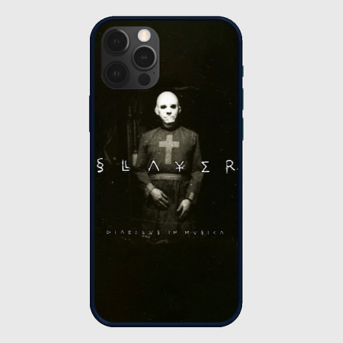 Чехол iPhone 12 Pro Diabolus in Musica - Slayer / 3D-Черный – фото 1