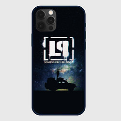 Чехол для iPhone 12 Pro Linkin Park ночь, цвет: 3D-черный