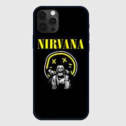 Чехол iPhone 12 Pro NIRVANA логотип и исполнители