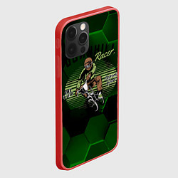 Чехол для iPhone 12 Pro Велосипедист sport, цвет: 3D-красный — фото 2