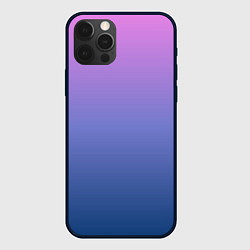 Чехол iPhone 12 Pro PINK-BLUE GRADIENT ГРАДИЕНТ