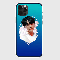 Чехол для iPhone 12 Pro Чонгук BTS, цвет: 3D-черный