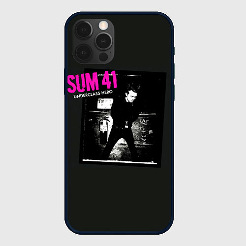 Чехол iPhone 12 Pro Underclass Hero - Sum 41 / 3D-Черный – фото 1