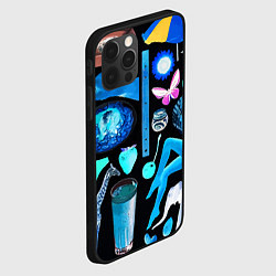 Чехол для iPhone 12 Pro Underground pattern Fashion 2099, цвет: 3D-черный — фото 2