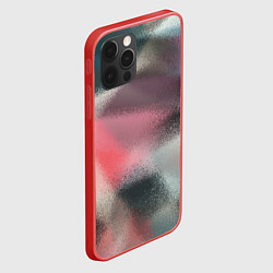 Чехол для iPhone 12 Pro Современный разноцветный абстрактный узор, цвет: 3D-красный — фото 2