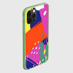 Чехол для iPhone 12 Pro Красочная летняя картинка Fashion trend, цвет: 3D-салатовый — фото 2