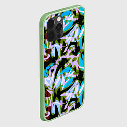 Чехол для iPhone 12 Pro Абстрактный узор Пятна краски, цвет: 3D-салатовый — фото 2