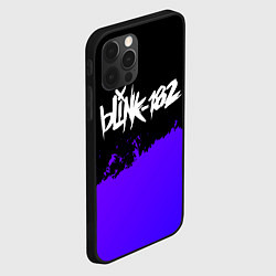 Чехол для iPhone 12 Pro Blink 182 Purple Grunge, цвет: 3D-черный — фото 2