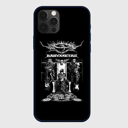 Чехол iPhone 12 Pro BABYMETAL Throne / 3D-Черный – фото 1