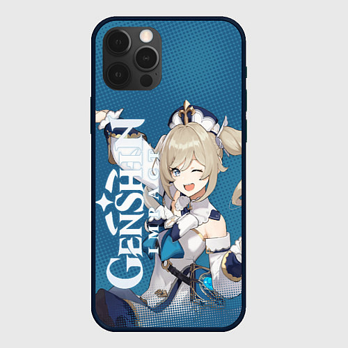 Чехол iPhone 12 Pro Барбара-сияющая звездочка / 3D-Черный – фото 1