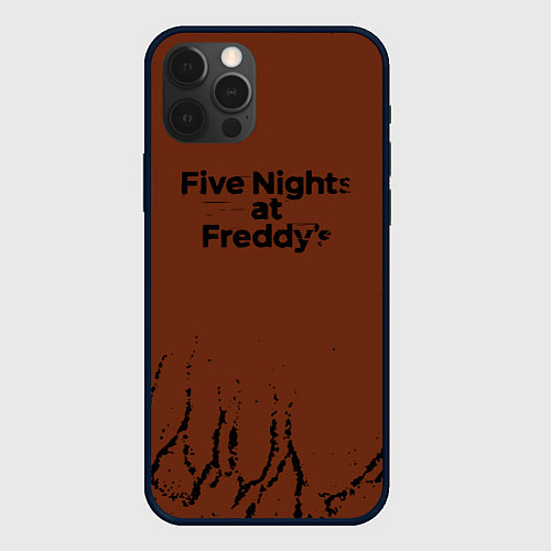 Чехол iPhone 12 Pro Five Nights At Freddys : game / 3D-Черный – фото 1