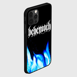 Чехол для iPhone 12 Pro Behemoth Blue Fire, цвет: 3D-черный — фото 2