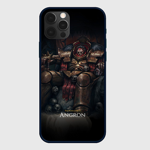 Чехол iPhone 12 Pro Ангрон на троне / 3D-Черный – фото 1