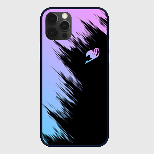 Чехол iPhone 12 Pro Хвост феи - neon / 3D-Черный – фото 1