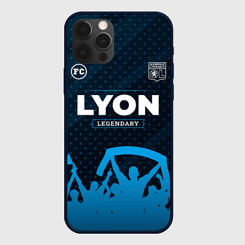 Чехол iPhone 12 Pro Lyon Legendary Форма фанатов / 3D-Черный – фото 1