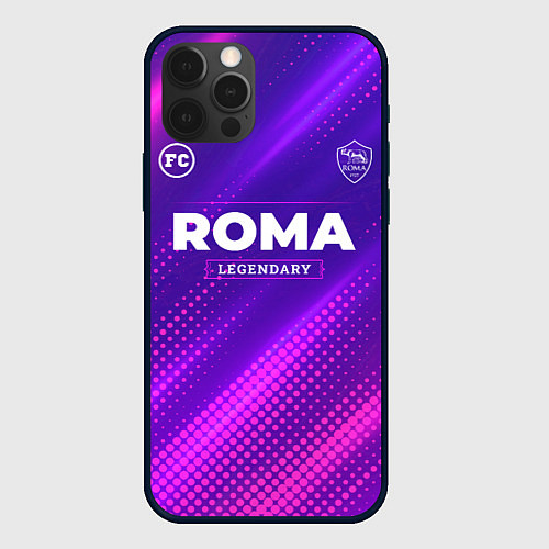 Чехол iPhone 12 Pro Roma Legendary Sport Grunge / 3D-Черный – фото 1