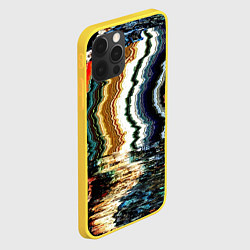 Чехол для iPhone 12 Pro Glitch pattern - fashion trend, цвет: 3D-желтый — фото 2