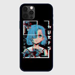 Чехол iPhone 12 Pro Love Anime Girl Flowers