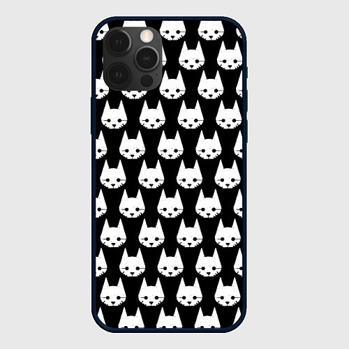 Чехол iPhone 12 Pro Stray Pattern / 3D-Черный – фото 1