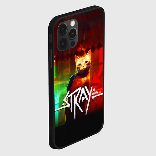 Чехол iPhone 12 Pro Stray: Бродяжка / 3D-Черный – фото 2