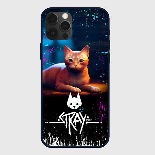 Чехол iPhone 12 Pro Stray Cat: Бродячий Кот / 3D-Черный – фото 1