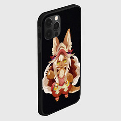 Чехол для iPhone 12 Pro Наначи из аниме Made in Abyss, цвет: 3D-черный — фото 2
