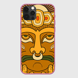 Чехол iPhone 12 Pro Polynesian tiki CALM