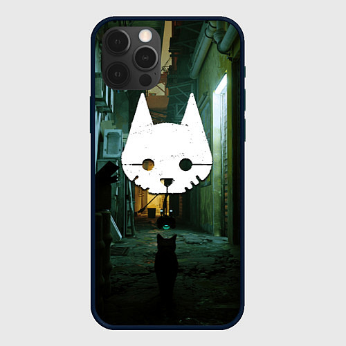 Чехол iPhone 12 Pro Бродяга во дворе / 3D-Черный – фото 1