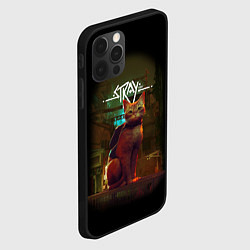 Чехол для iPhone 12 Pro Stray-Cat, цвет: 3D-черный — фото 2