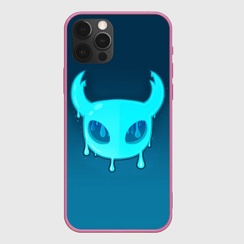 Чехол iPhone 12 Pro Hollow Knight подтеки / 3D-Малиновый – фото 1