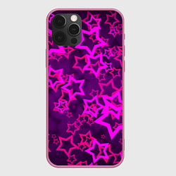 Чехол iPhone 12 Pro Purple stars